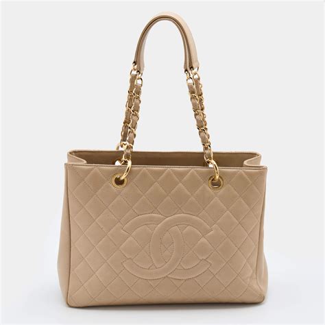 chanel beige quilted bag|chanel quilted handbag tote.